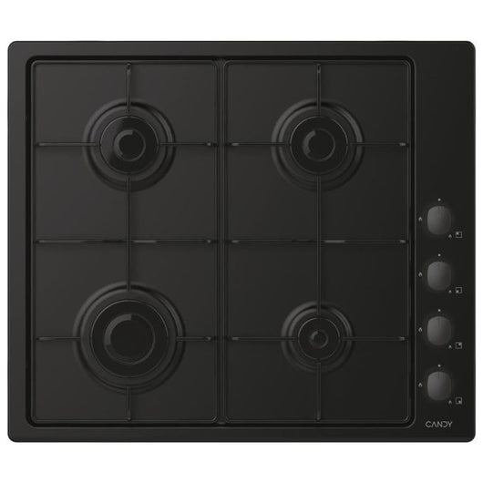 Candy Idea Piano Cottura CHW6LBB a Gas 4 Fuochi Gas Colore Nero
