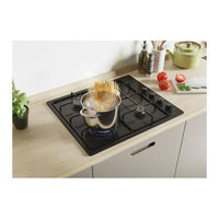 Candy Idea Piano Cottura CHW6LBB a Gas 4 Fuochi Gas Colore Nero