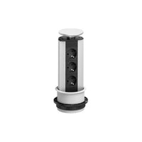 EVOline Port Cuisine prolunghe e multiple 2,5 m 3 presa(e) AC Interno Grigio, Argento