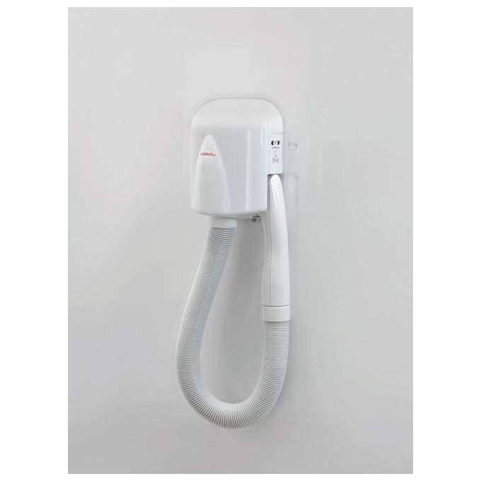 Gedy Asciugacapelli Bianco Resina 50,6x14,6x9,5 Cm