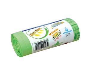 SACCO PATTUMIERA BIODEGRADABILE E COMPOSTABILE- - cm.42x45, rotolo pz.20 - 24 rotolo
