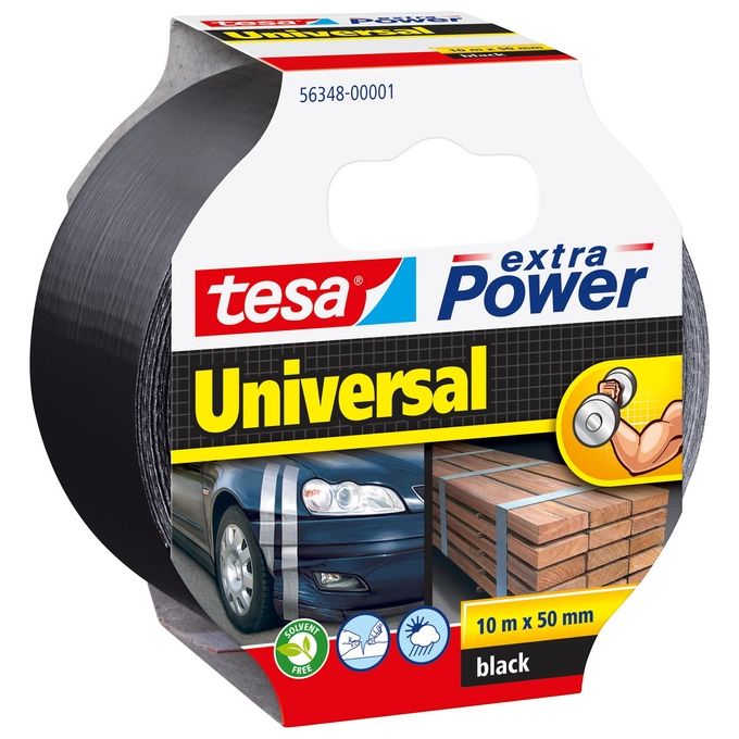 TESA extra Power Universal 10 m Nero