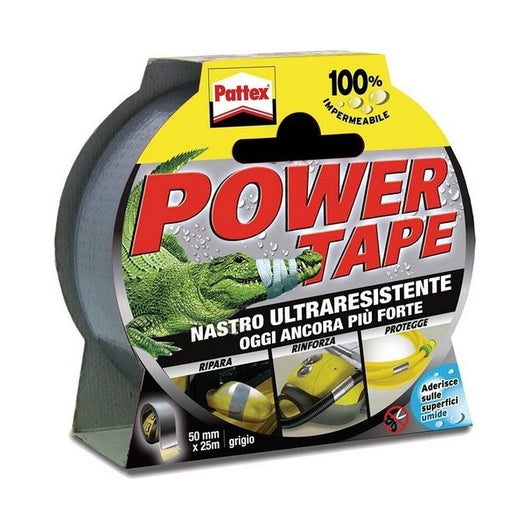 Henkel Nastro Power Tape Grigio Mm 50X25Mt