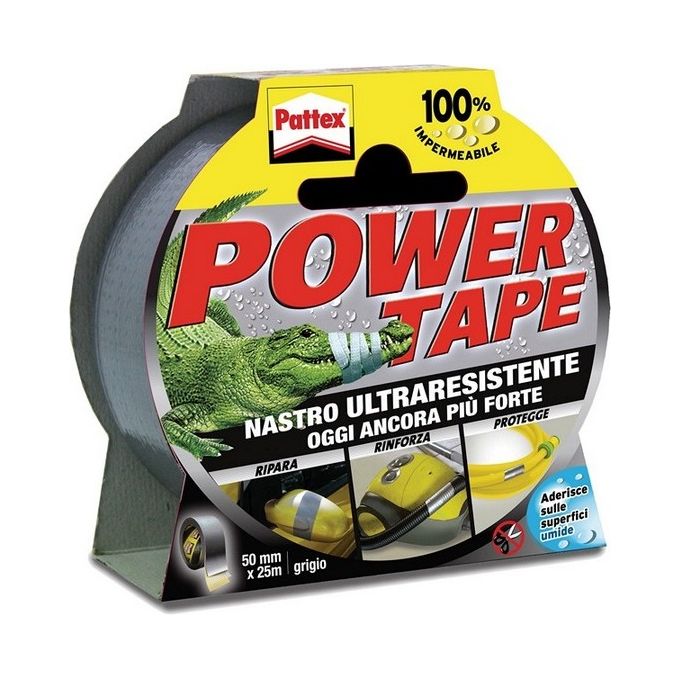 Henkel Nastro Power Tape Grigio Mm 50X25Mt