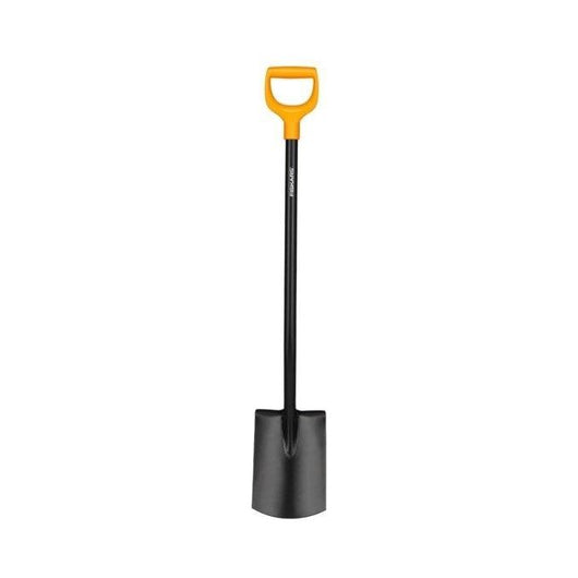 Fiskars 131403 Spade Plastica, Acciaio Nero, Arancione