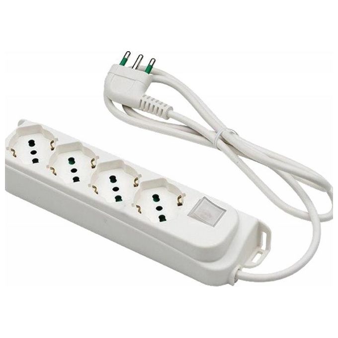 Presa Multipla 4P Bip Schuko + Interruttore