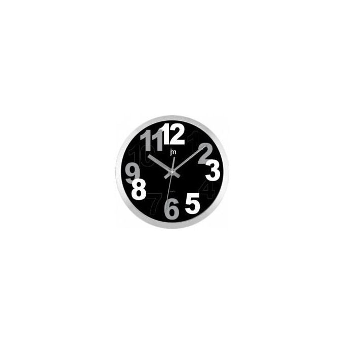 Lowell 14942 Orologio al quarzo Cerchio Alluminio, Nero