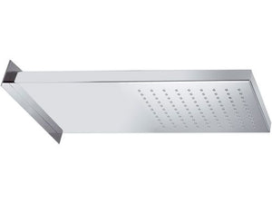 Soffione doccia a parete in acciaio inox lucidato a specchio