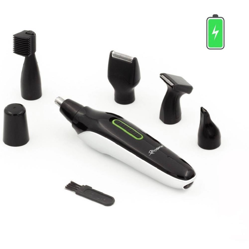 Trade Shop - Rifinitore Rasoio Elettrico 5in1 Naso Orecchio Capelli Trimmer Gm-3125 Ricaricabile -