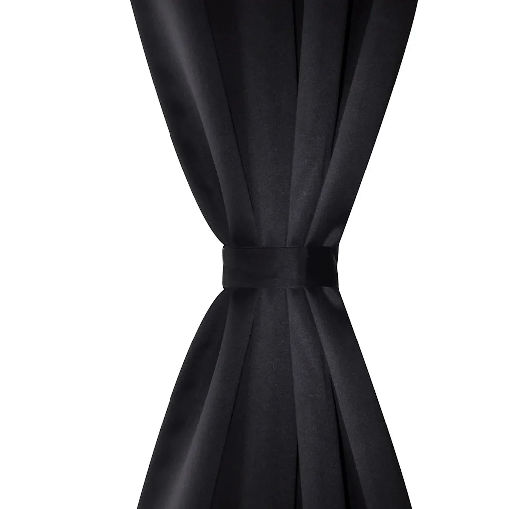 Tenda Termica Oscurante Foderata Nera Blackout 135 x 245 cm 2 pzcod mxl 82956