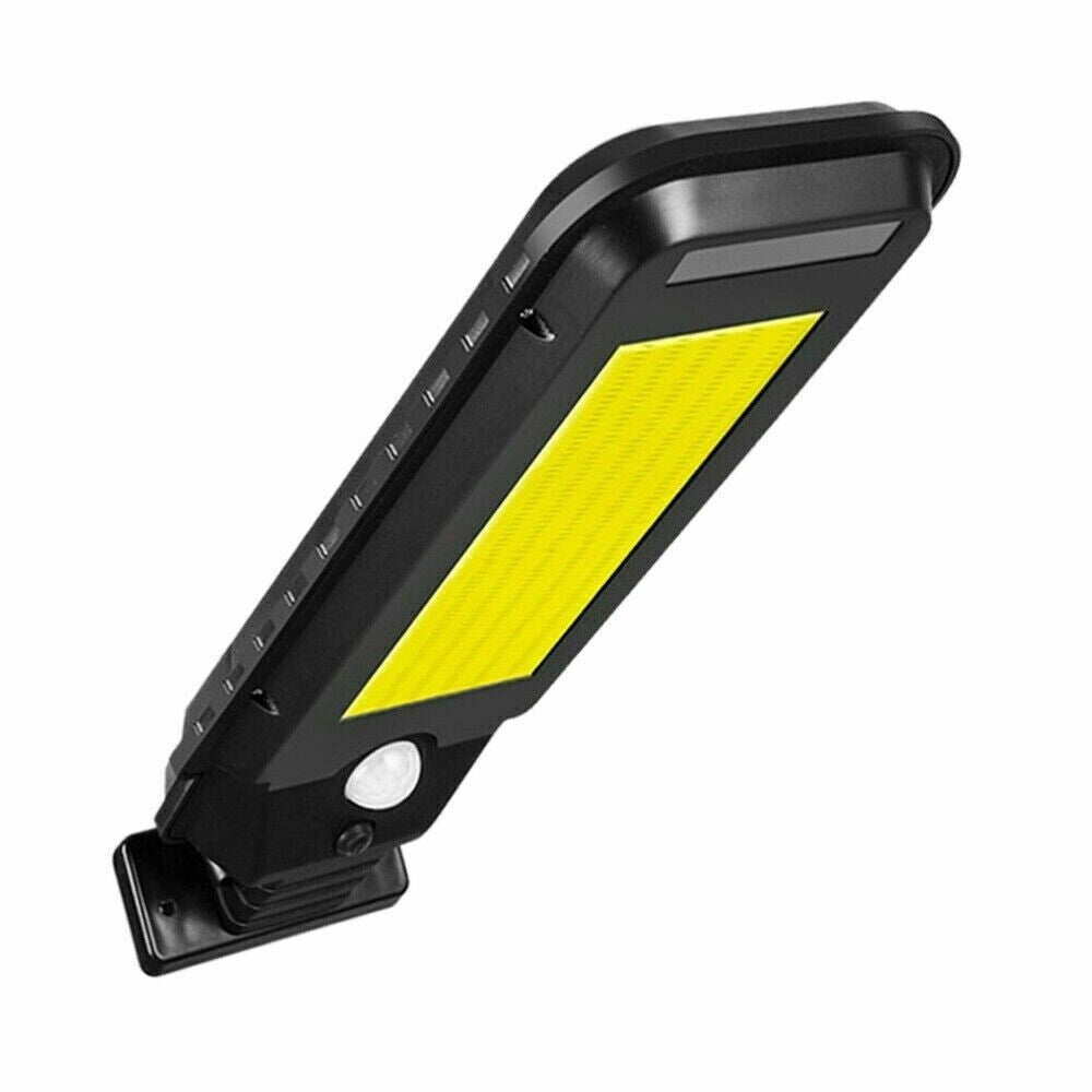 Trade Shop - Faro Lampione Stradale Pannello Solare Fotovoltaico Sensore 10 Watt Cob Tx-9328 -