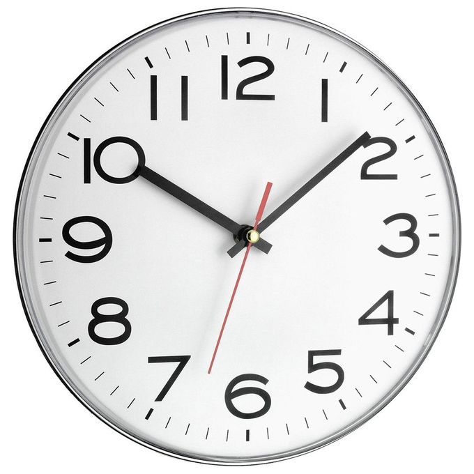 TFA-Dostmann 60.3017 orologio da parete e da tavolo Orologio al quarzo Cerchio Grigio, Bianco