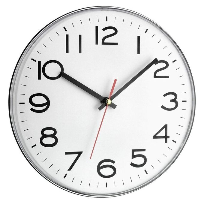 TFA-Dostmann 60.3017 orologio da parete e da tavolo Orologio al quarzo Cerchio Grigio, Bianco