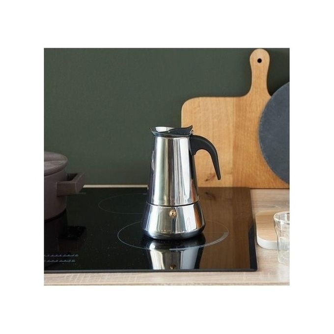 Leopold Vienna LV113003 caffettiera manuale Moka 0,4 L Argento