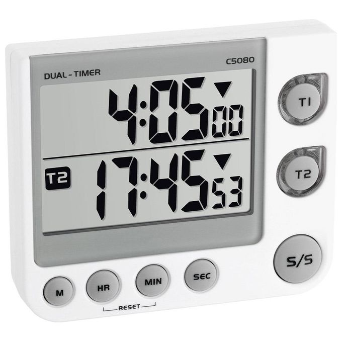 TFA-Dostmann 38.2025 timer da cucina Timer da cucina digitale Bianco