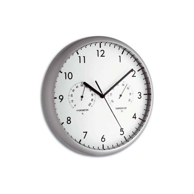 TFA-Dostmann 98.1072 orologio da parete e da tavolo Orologio al quarzo Rotondo Argento