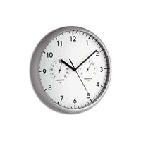 TFA-Dostmann 98.1072 orologio da parete e da tavolo Orologio al quarzo Rotondo Argento