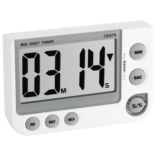 TFA-Dostmann 38.2024 timer da cucina Timer da cucina digitale Bianco