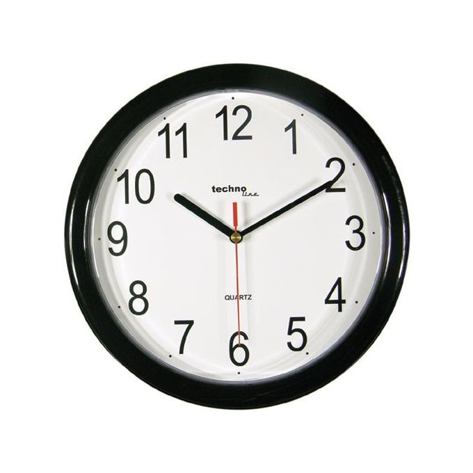 Technoline WT 600 orologio da parete e da tavolo Orologio al quarzo Cerchio Nero
