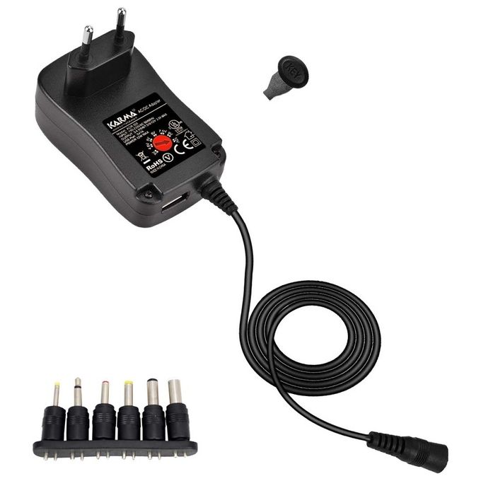 Karma Italiana ACR 628 adattatore e invertitore Interno 30 W Nero