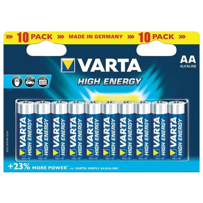 Varta HIGH ENERGY AA Batteria monouso Stilo AA Alcalino