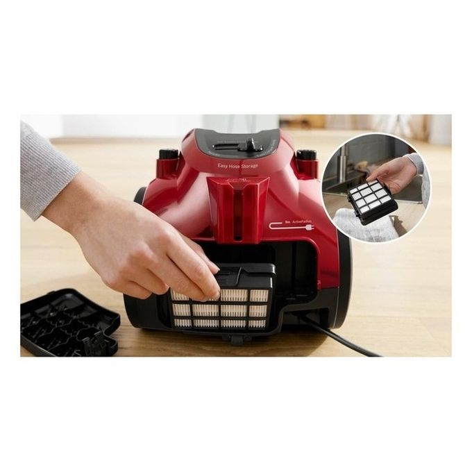 Bosch Serie 2 BGC05AAA2 Aspirapolvere senza sacco Rosso