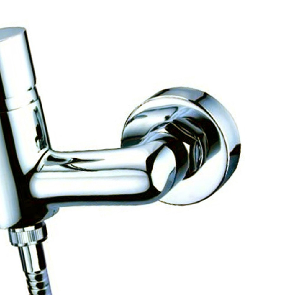 Rubinetto esterno doccia in ottone cromato - serie leonardo