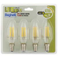 Beghelli Oliva Liteled.2 BLISTER pack 4x