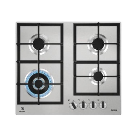 Electrolux KGU64361Z Acciaio inossidabile Da incasso 60 cm Gas 4 Fornello(i)