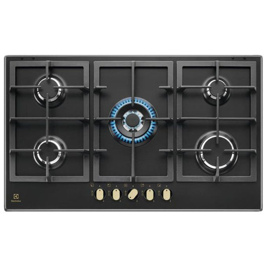 Electrolux KGS9536RN Nero Da incasso 87 cm Gas 5 Fornello(i)