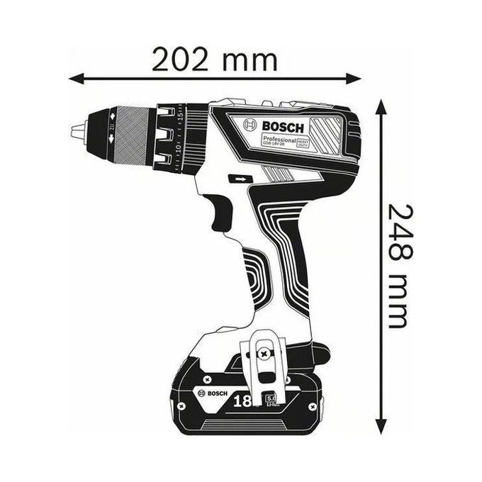 Bosch Akku-Bohrschrauber 12 V Li-Ion 1300 Giri/min Nero, Blu, Rosso