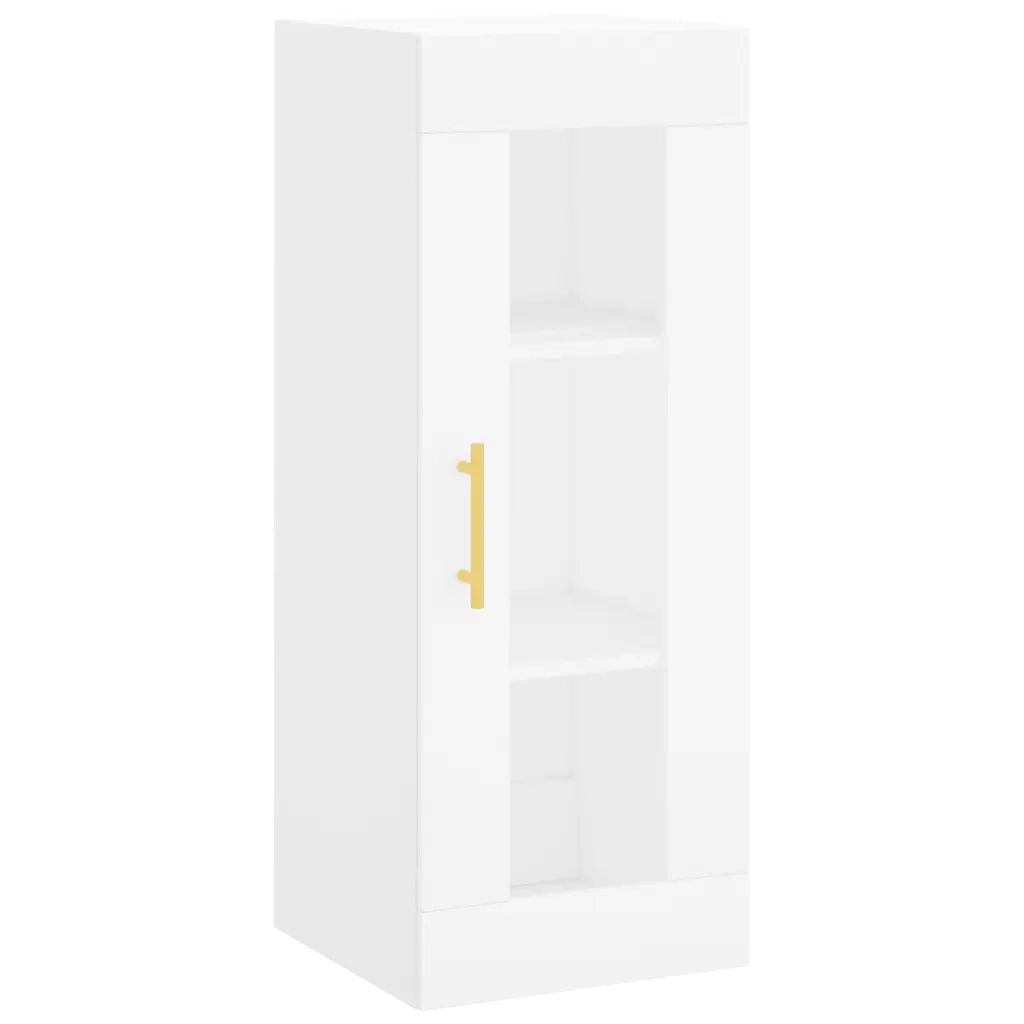 Armadietto a Muro | Mobile a Parete Bianco 34,5x34x90 cm