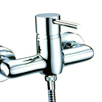 Rubinetto esterno doccia in ottone cromato - serie leonardo