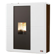 Cola TERMO LORENE ERMETICA stufa Libera installazione Bianco Pellet