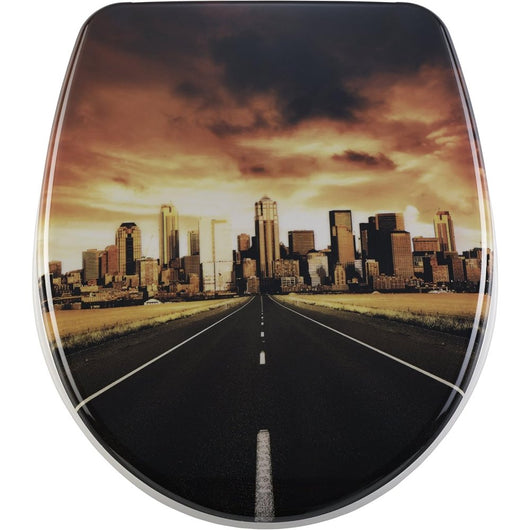 Diaqua, sedile copri-wc nice slow-motion, skyline, 40,5-46 x 37,