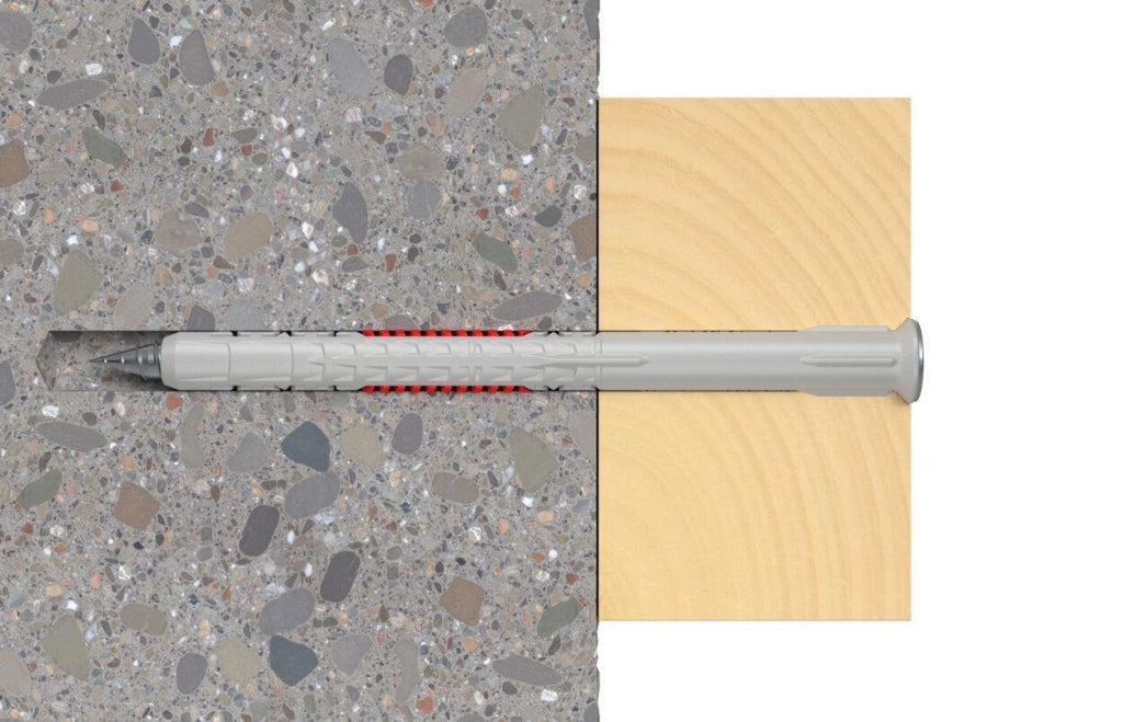 Fischer 562155 DuoXpand-T Tassello di espansione 10 mm 80 mm colore Grigio