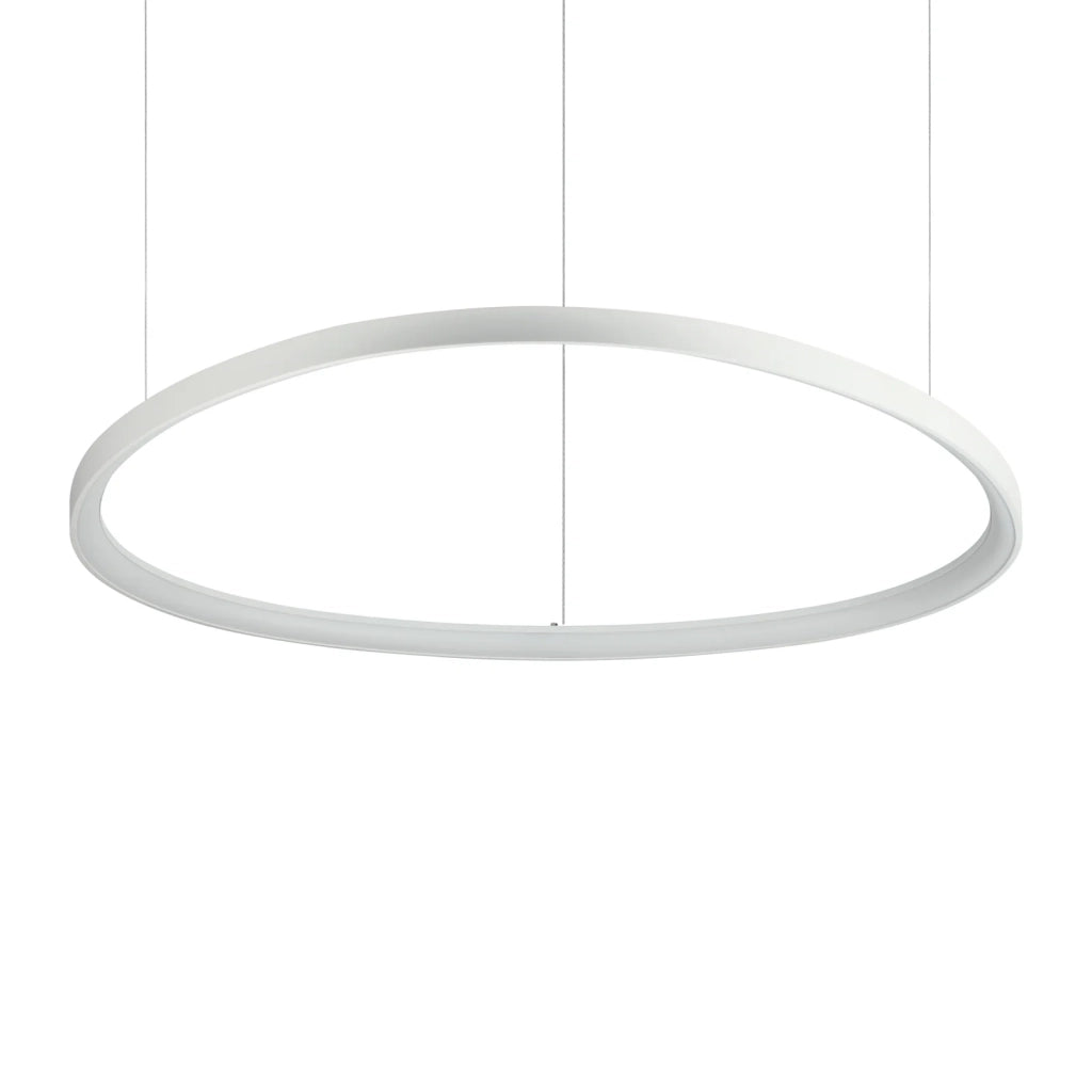 Lampada A Sospensione Gemini 1 Luce Led Integrato Bianca 78W 9100Lm Ip20