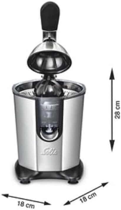 Solis 921.74 spremiagrumi elettrico 0 L 160 W Nero, Acciaio inox