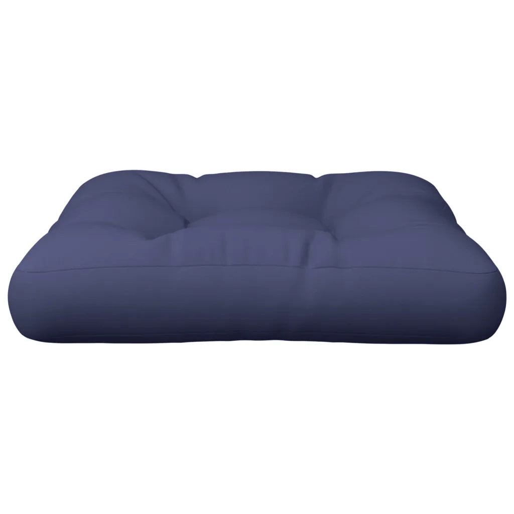 Cuscino per Pallet Blu Marino 50x50x12 cm in Tessuto