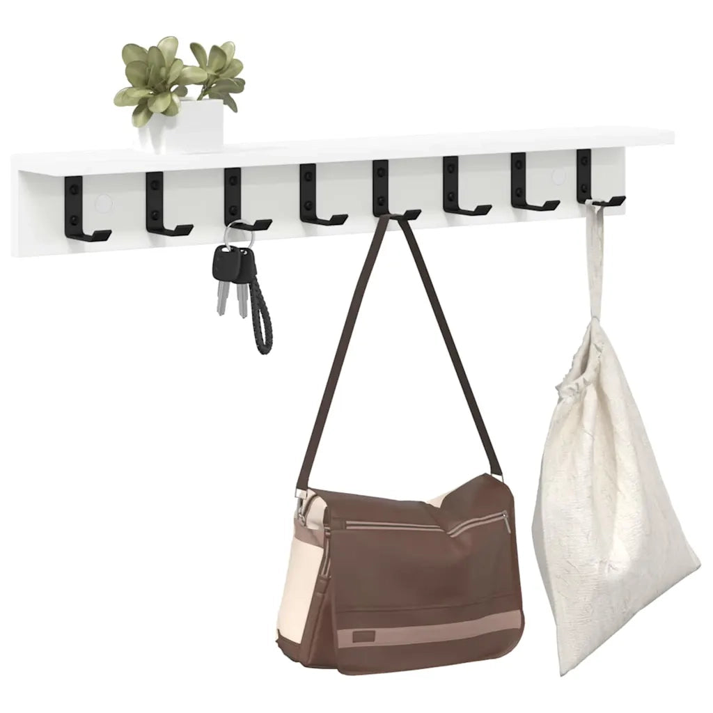 Appendiabiti a muro Bianco 80 x 10,5 x 10,5 cm CFW3881614