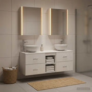 Set di mobili per il bagno 5 pcs Bianco 3406727