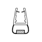 PROFILO MAGNETICO IN PVC PER CRISTALLO BOX DOCCIA 411 2MT- ESCLU- pezzi 1