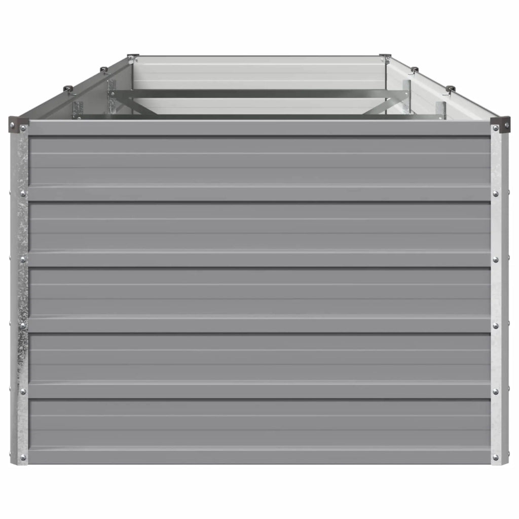 Letto rialzato da giardino Grigio 240 x 80 x 55 cm 8006409