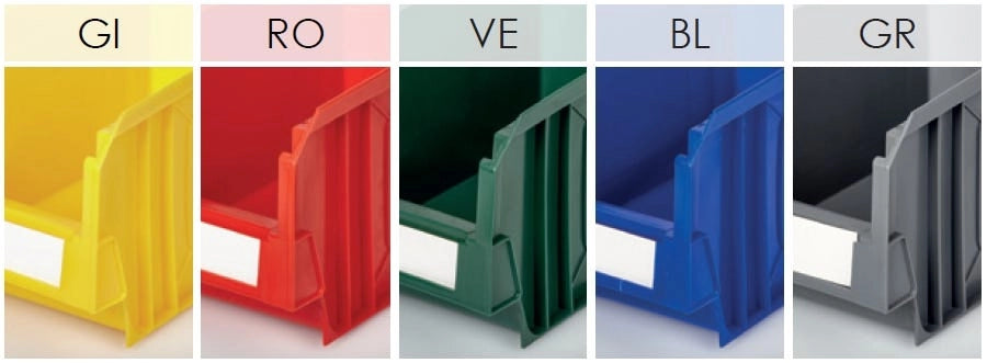 Armadio con contenitori e piani regolabili per minuteria cm. 70x52x195h