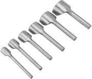Kit di Nastro da Puntata - 6 Pezzi - Taglierino a Cerchio - Taglierino Circolare - Trattamento in Pelle - Attrezzo DIY - Per Uso Domestico