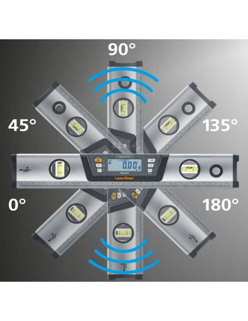 Livella elettronica a bolla d'aria LASERLINER 081.271A - DigiLevel Pro 60 (60 cm)