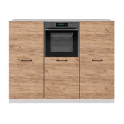 Cucine componibili piccole R-Line Rovere dorato/Bianco 180 cm Senza piano di lavoro Vicco