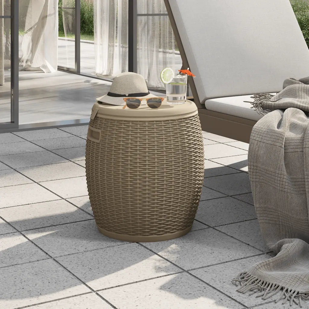 Contenitore da Giardino 4 in 1 Polipropilene Marrone Chiaro CFW1331792