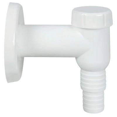 SIFONE PP LAVATRICE ESTERNO - PP BIANCO CON VALVOLA MM 32- 5 pezzi