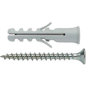 TASSELLO NYLON EB/VA ELEMATIC - VITE TSP CAVA PZ BORDATO EB/VA  8 CF=PZ 50- 1 confezioni